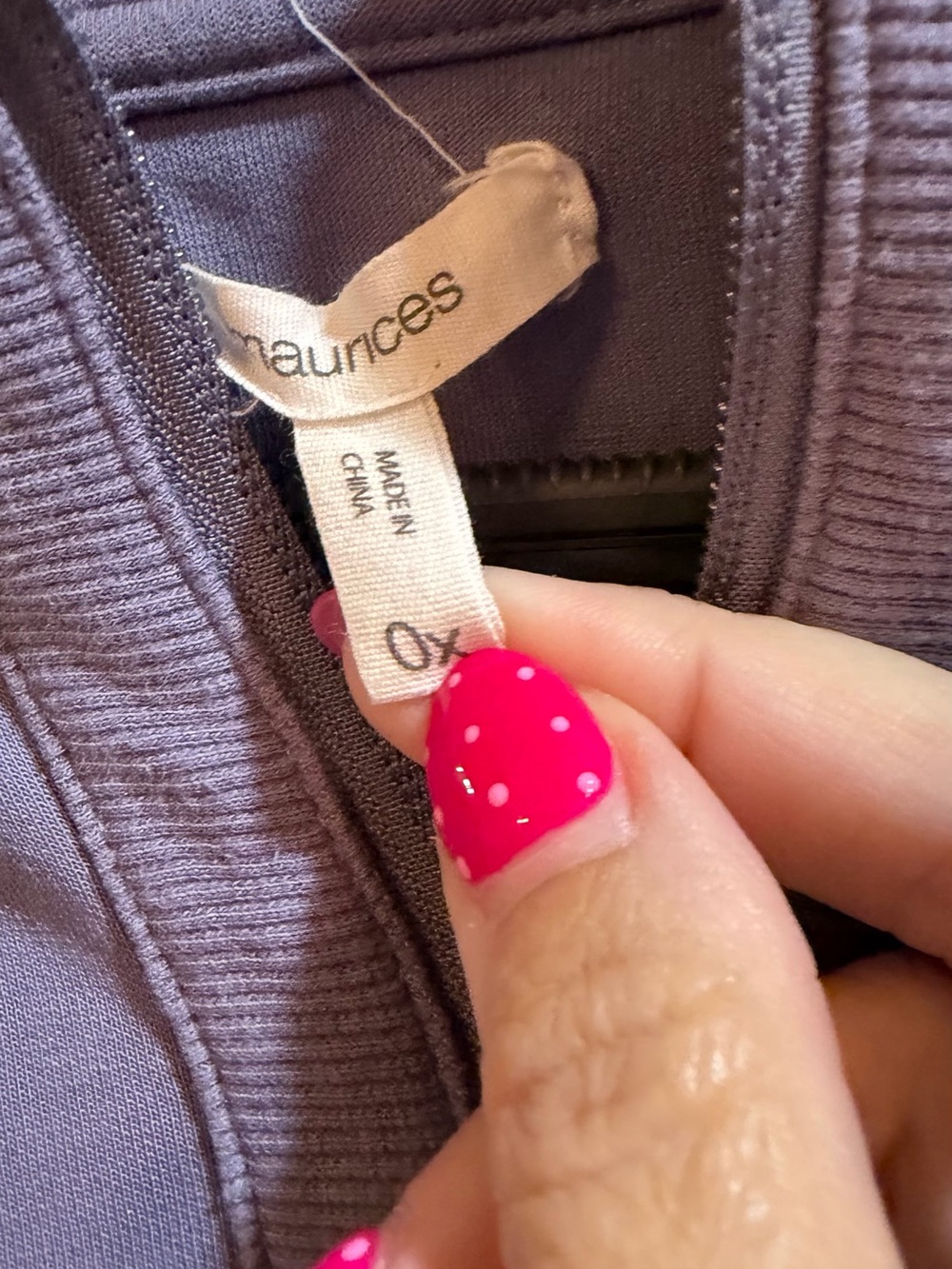Maurice’s  Half-Zip Pullover Sweatshirt- Periwinkle - Picture 2 of 4
